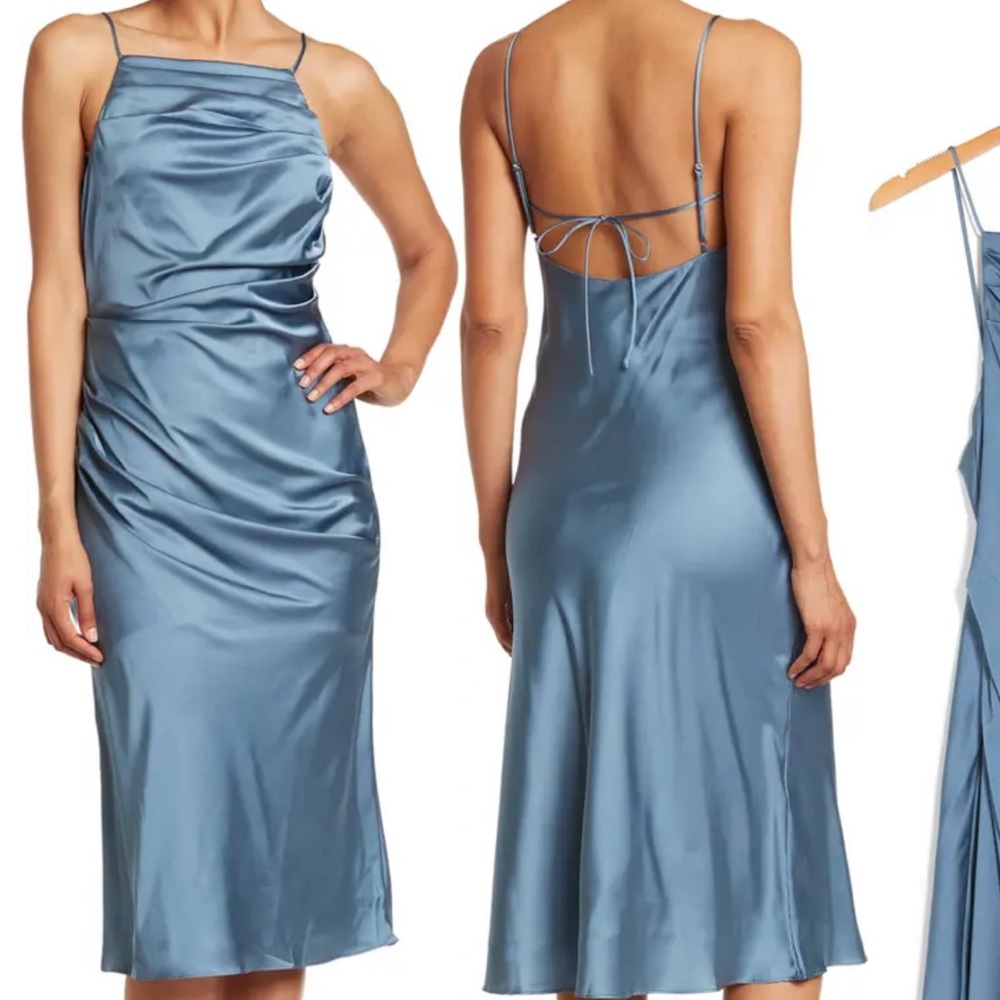 ASTR the label | High Neck Sleeveless Midi Dress